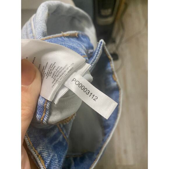 Anine Bing Sonya Jeans Classic Blue Size 23 - Picture 12 of 14